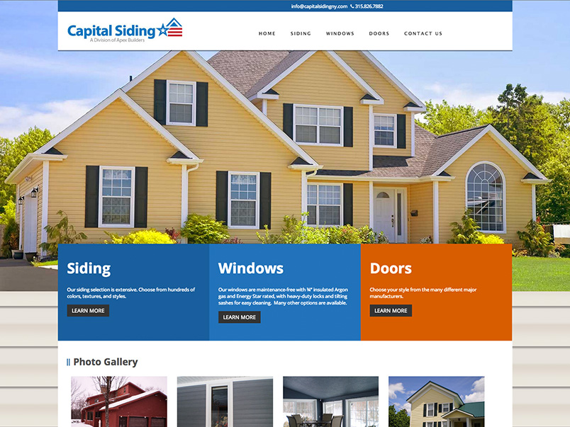 Capital Siding | Web