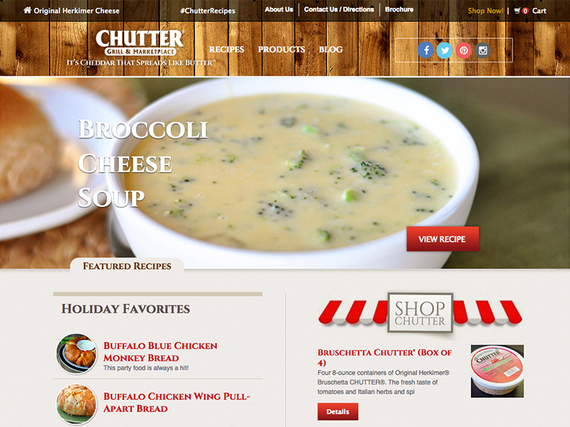 Chutter Grill & Marketplace | Web