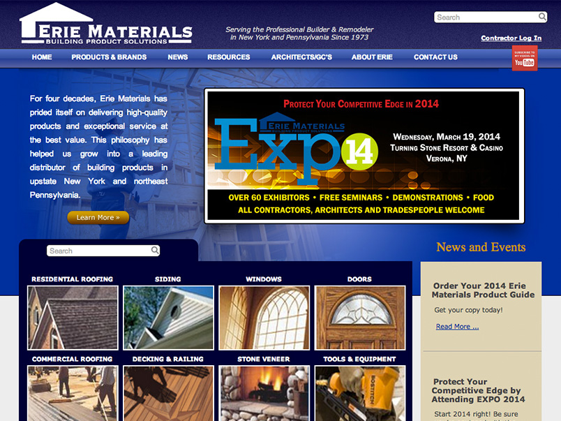 Erie Materials | Web